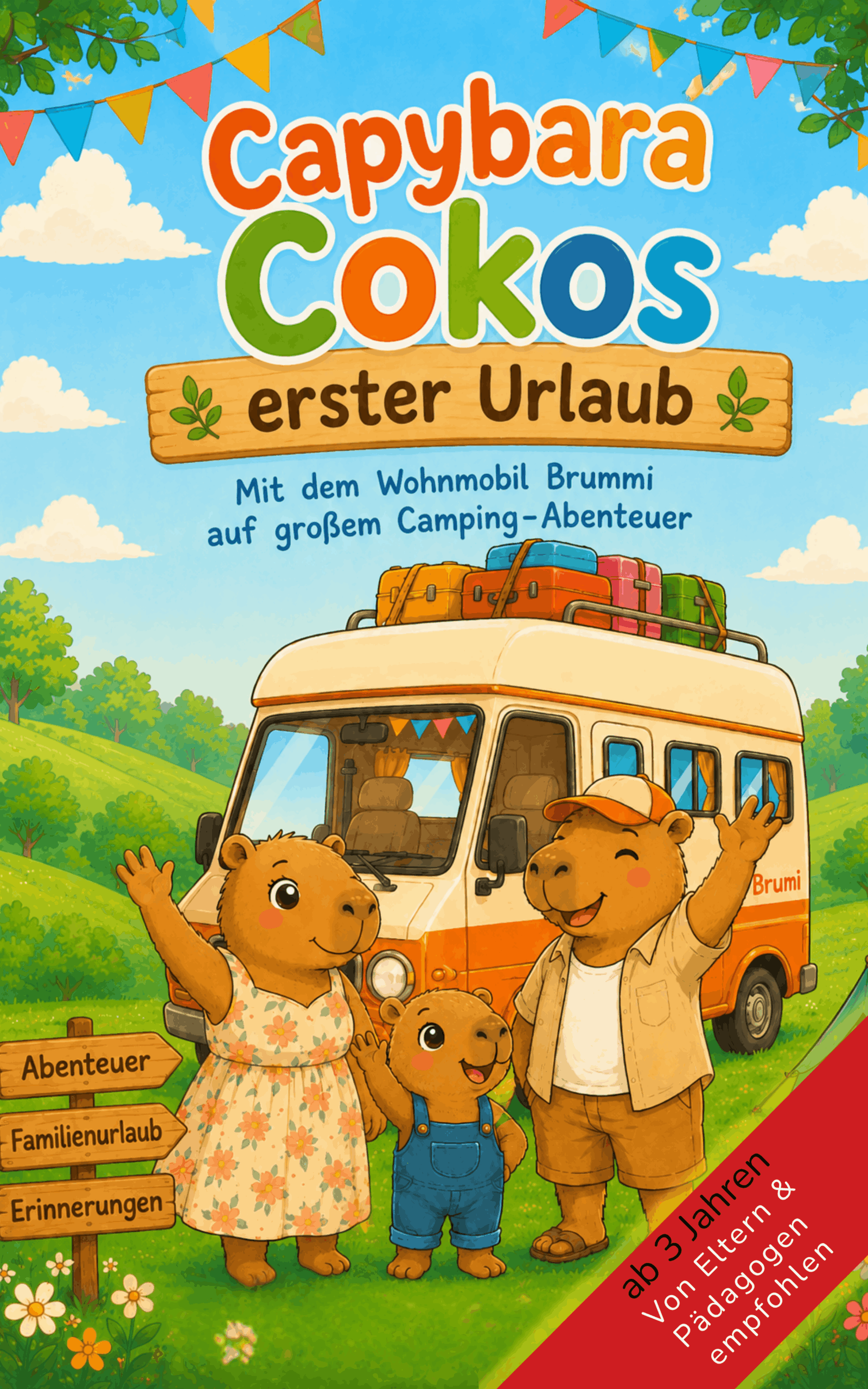 Capybara Cokos erster Urlaub: Mit dem Wohnmobil Brummi auf großem Camping-Abenteuer